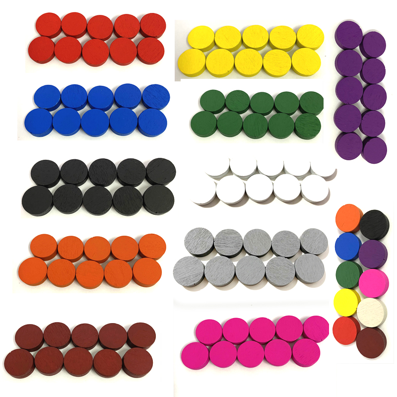 Board Game Loop - 50 шт., 15*5 мм, 11 цветов,