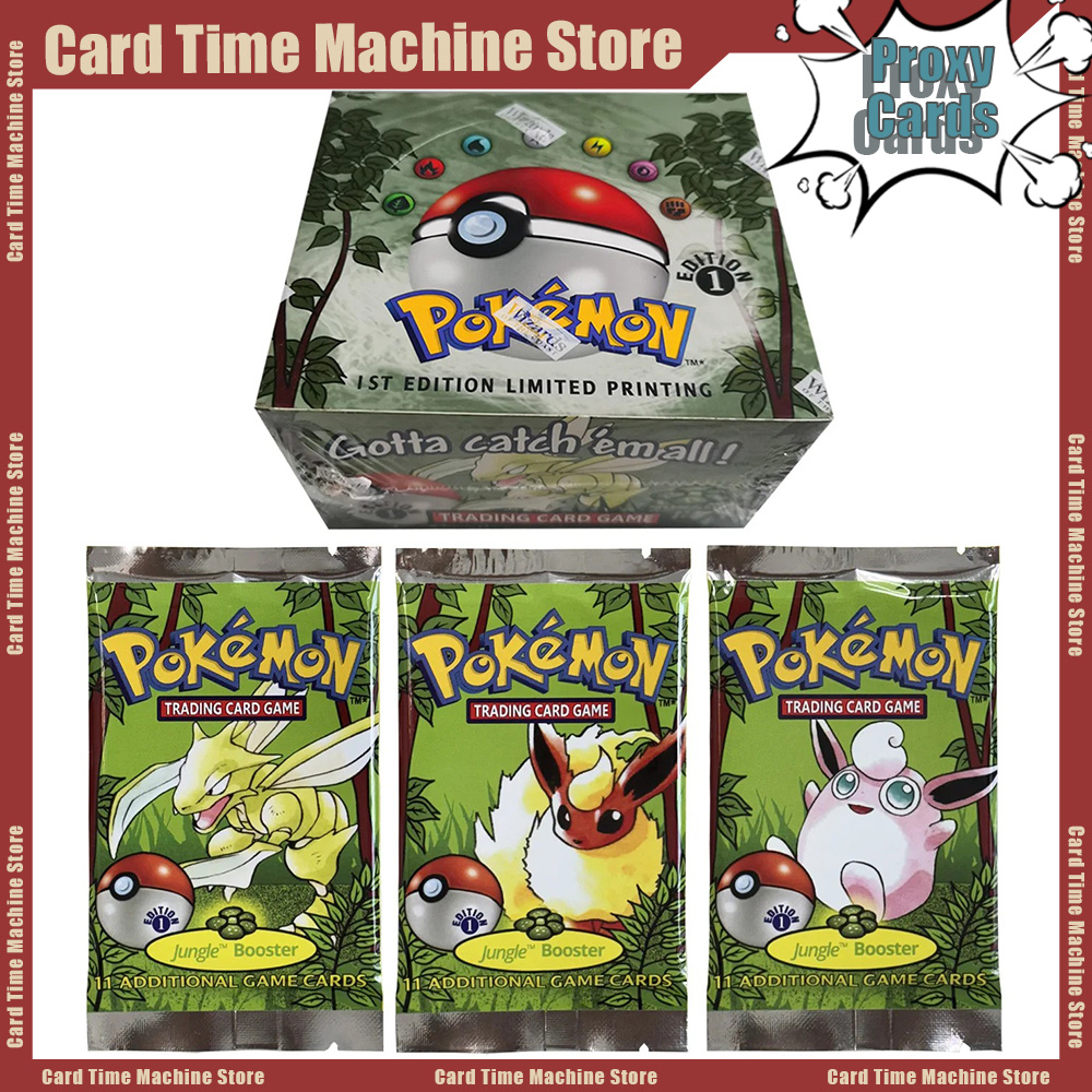 Board Game Pokemon - Карты Pokémon 1st Edition Jungle Booster