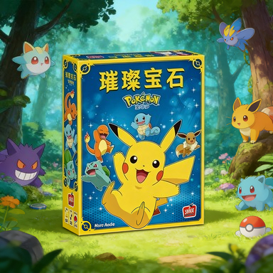 Board Game Pokemon - Настольная игра ASMODEE Dazzling Gem Pokemon
