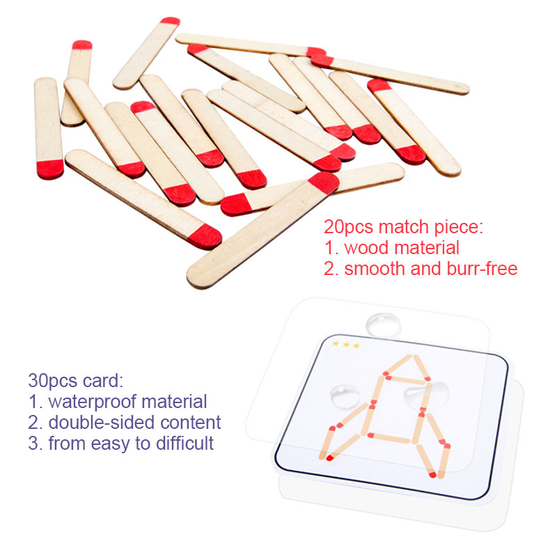 Монтессори спички головоломки  – обзор и цена Board Game Fun