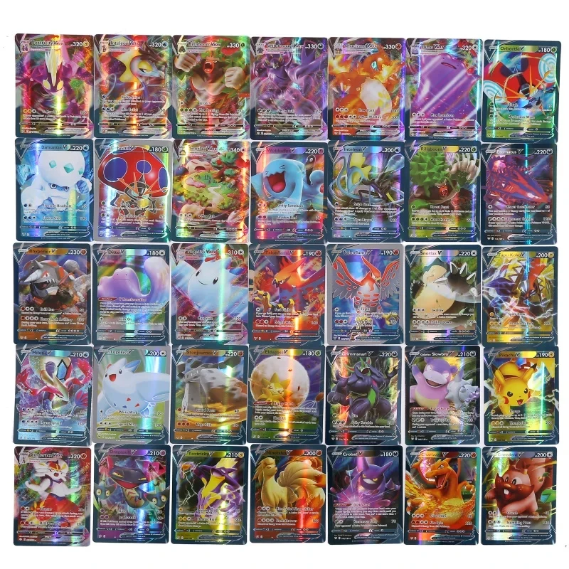 60/100 шт. английских карточек – обзор и цена Board Game Pokemon